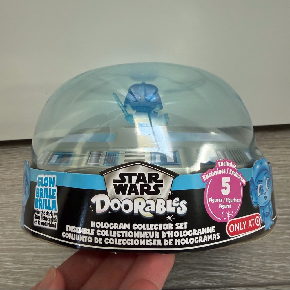 STAR WARS DISNEY DOORABLES HOLOGRAM COLLECTOR SET 5 FIGURES NEW IN BOX